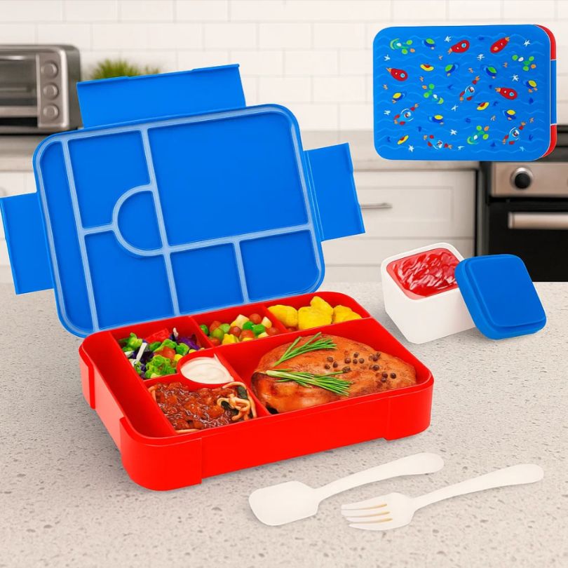 boite gouter bleu animaux marins