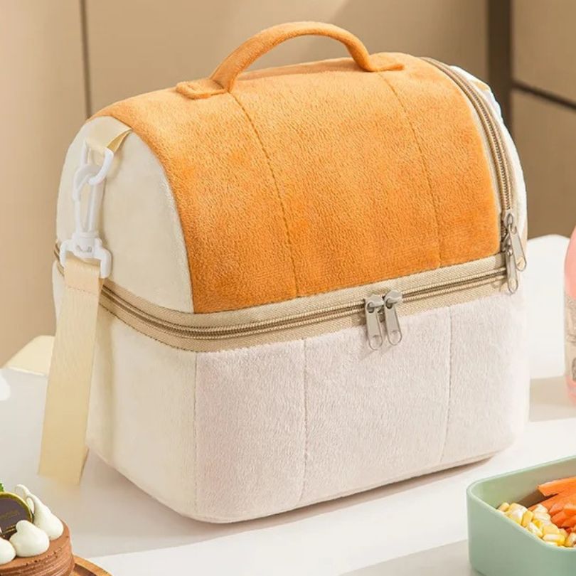 petit sac isotherme repas orange