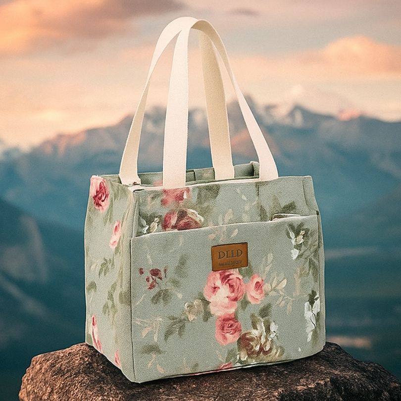 petit sac isotherme vert