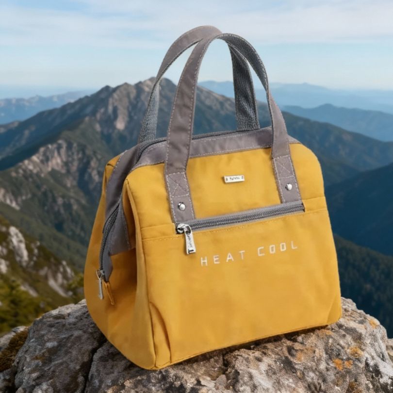 sac à déjeuner jaune