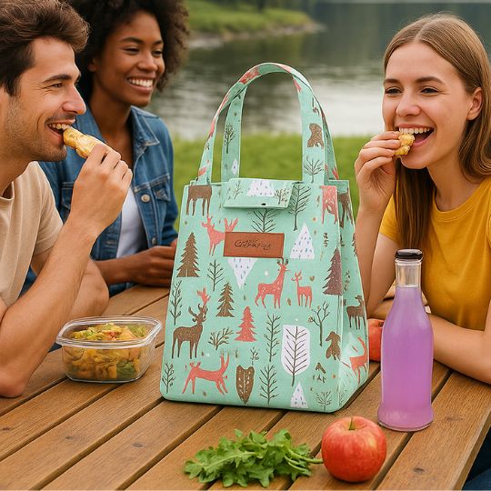 présentation repas en amis camping