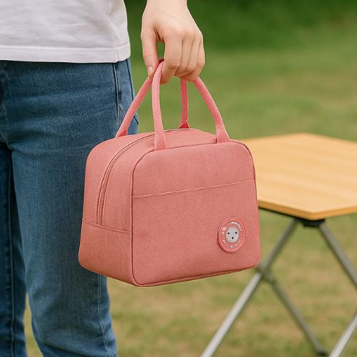 un sac repas isotherme rose tenuepar femme