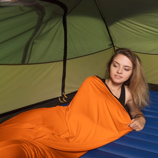 drap-sac-de-couchage-orange-bivouac