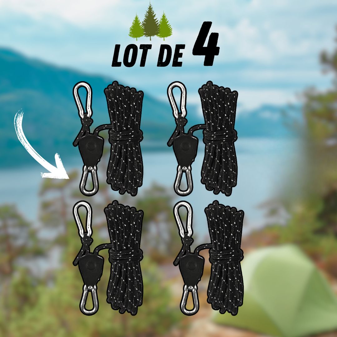 Corde à poulie réglable | FlexiRope™