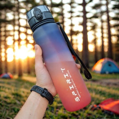 gourde-1-litre-rouge-et-bleu-en-camping