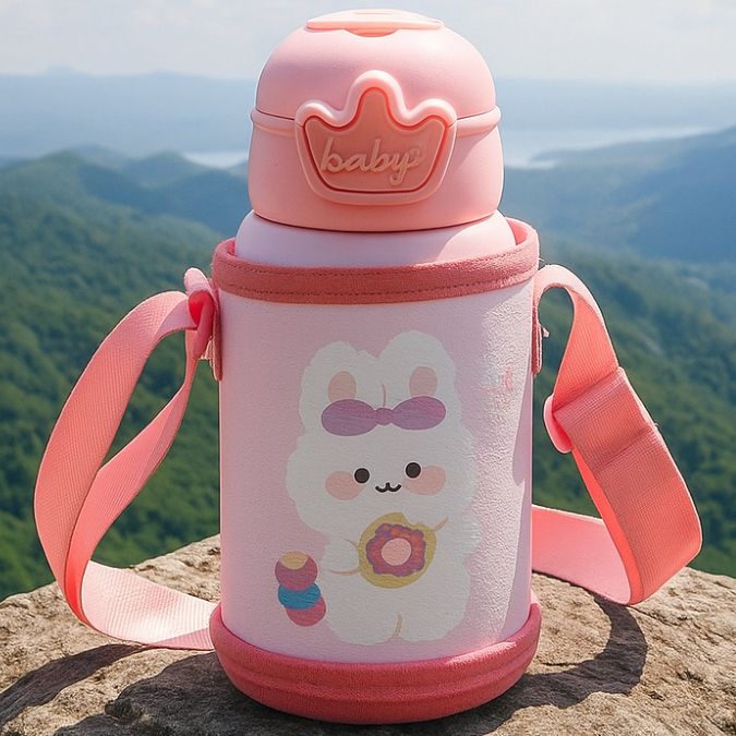 Gourde Enfant - FreshBuddy 500ml Housse isotherme
