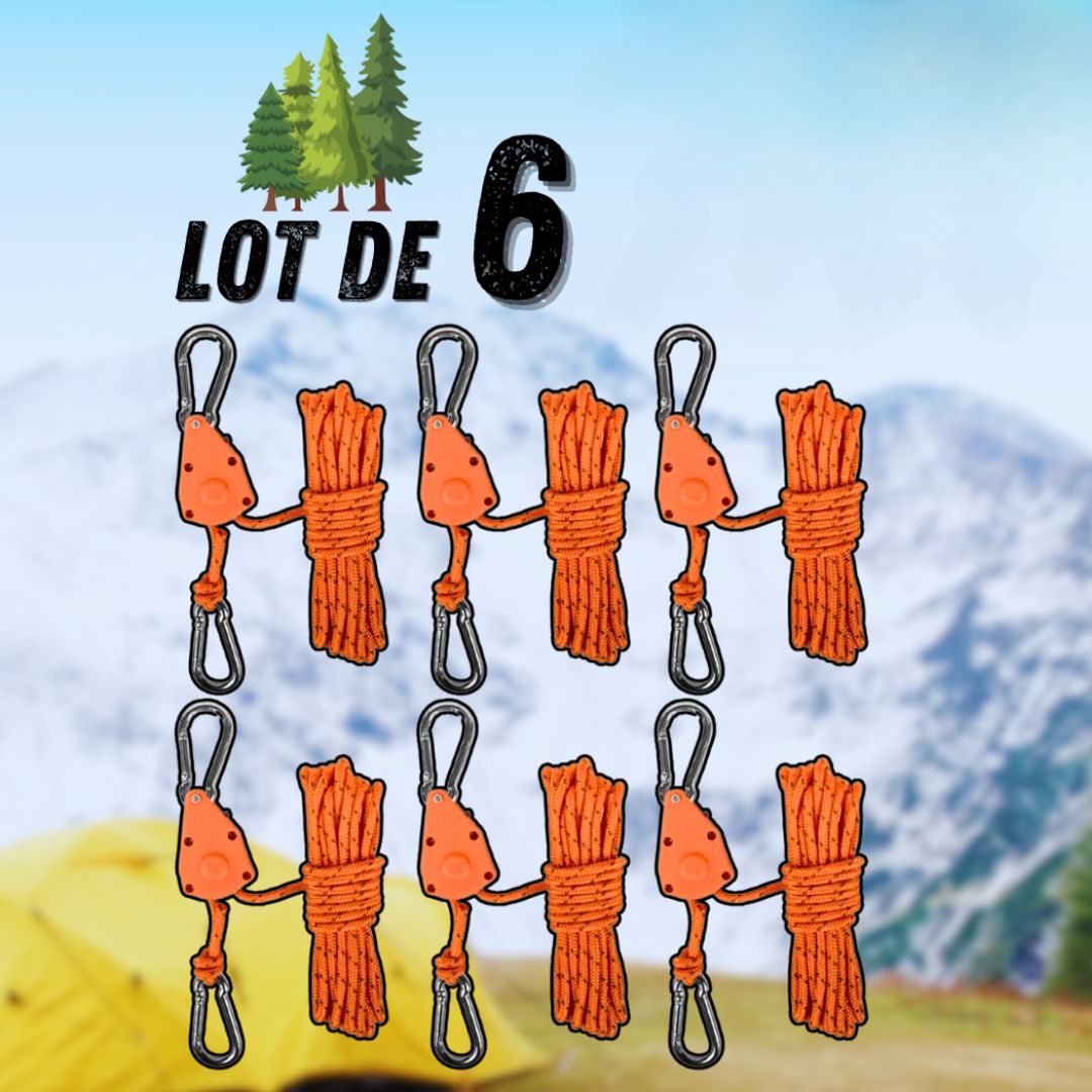 Corde à poulie réglable | FlexiRope™