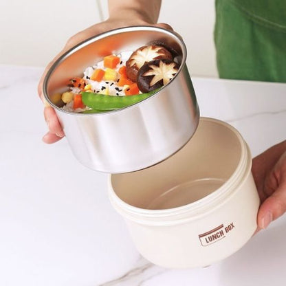 bol en inox qui entre dans un lunch box isotherme