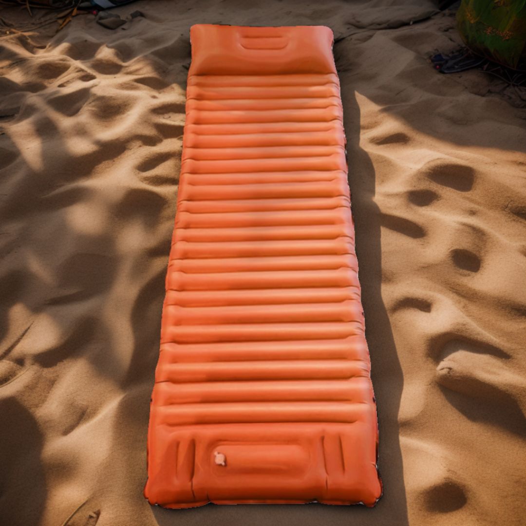 matelas-camping-orange