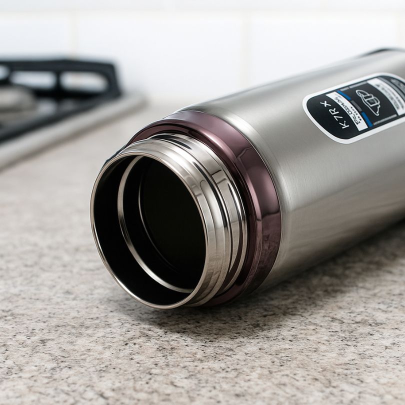 l'acier inoxydable du mug de voyage