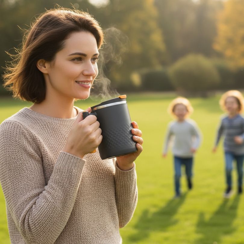 Mug Thermo - PulseCup 450 ml avec anse ergonomique