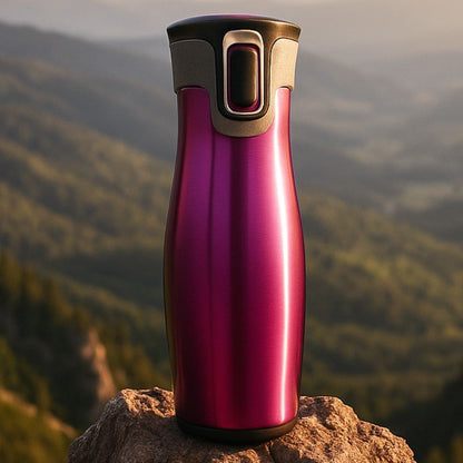 une des mugs isothermes violets