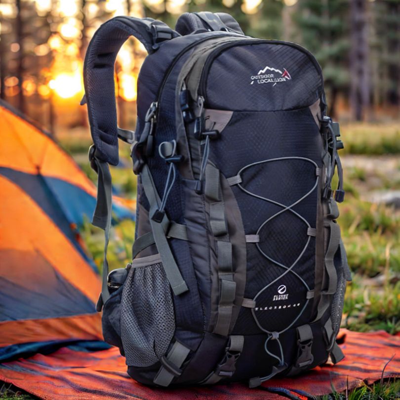 sac-a-dos-40l-noir-en-camping