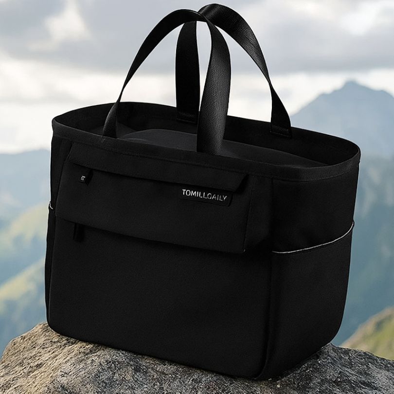 sac à lunch box noir en plein air