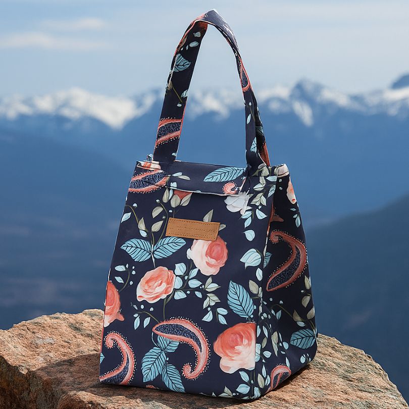 sac isotherme bleu zen futuriste