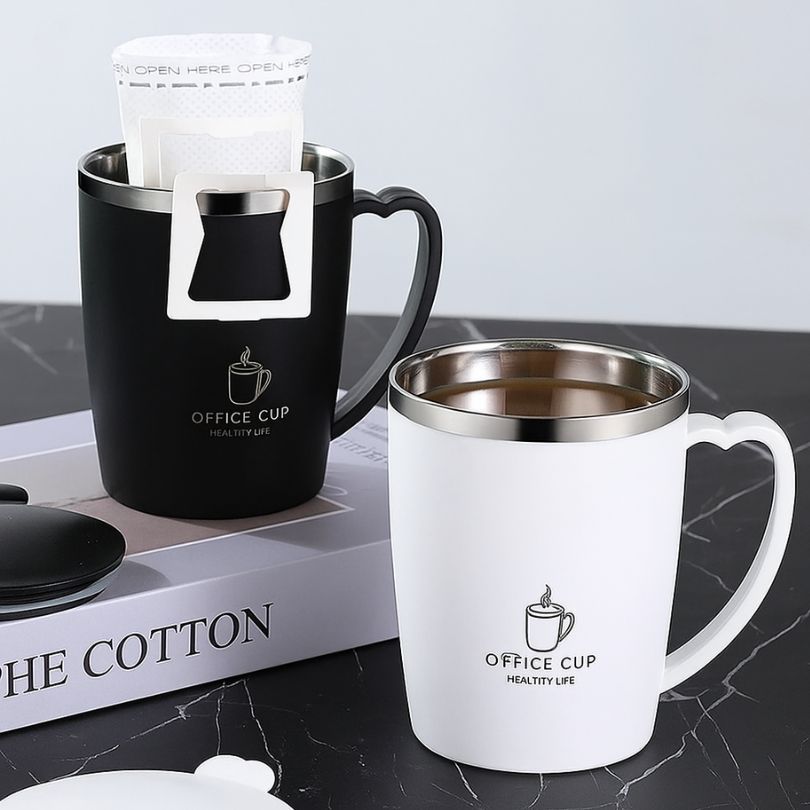 Tasse isotherme 350 ml avec couvercle – NeoMug
