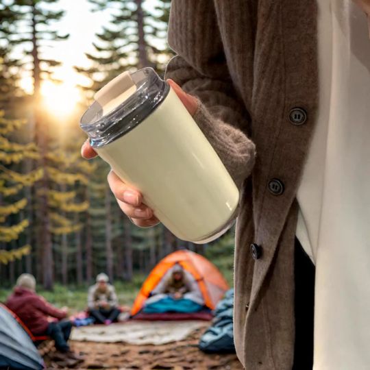 tasse-isotherme-tenu-dans-la-main-en-camping