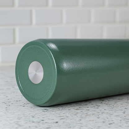 l'acier inoxydable d'une thermos café vert
