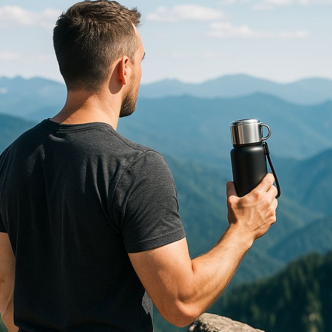 Thermos isotherme - Zenfuse Noir Infuseur Thermique