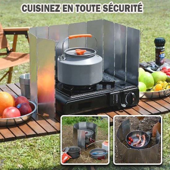 WindyCooker™ - Pare - vent protecteur de flamme - CampnGround